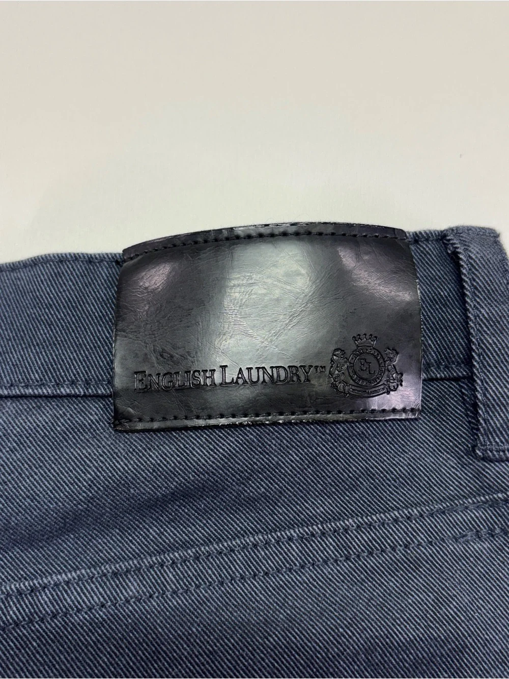 English Laundry Blue Straight Leg Stretch Jeans 32x29 Classic Minimalist